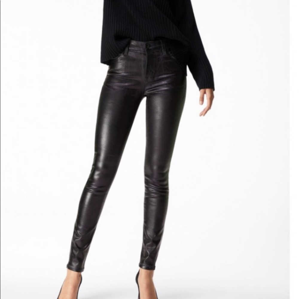 J Brand Galactic Black High Rise Maria Jeans